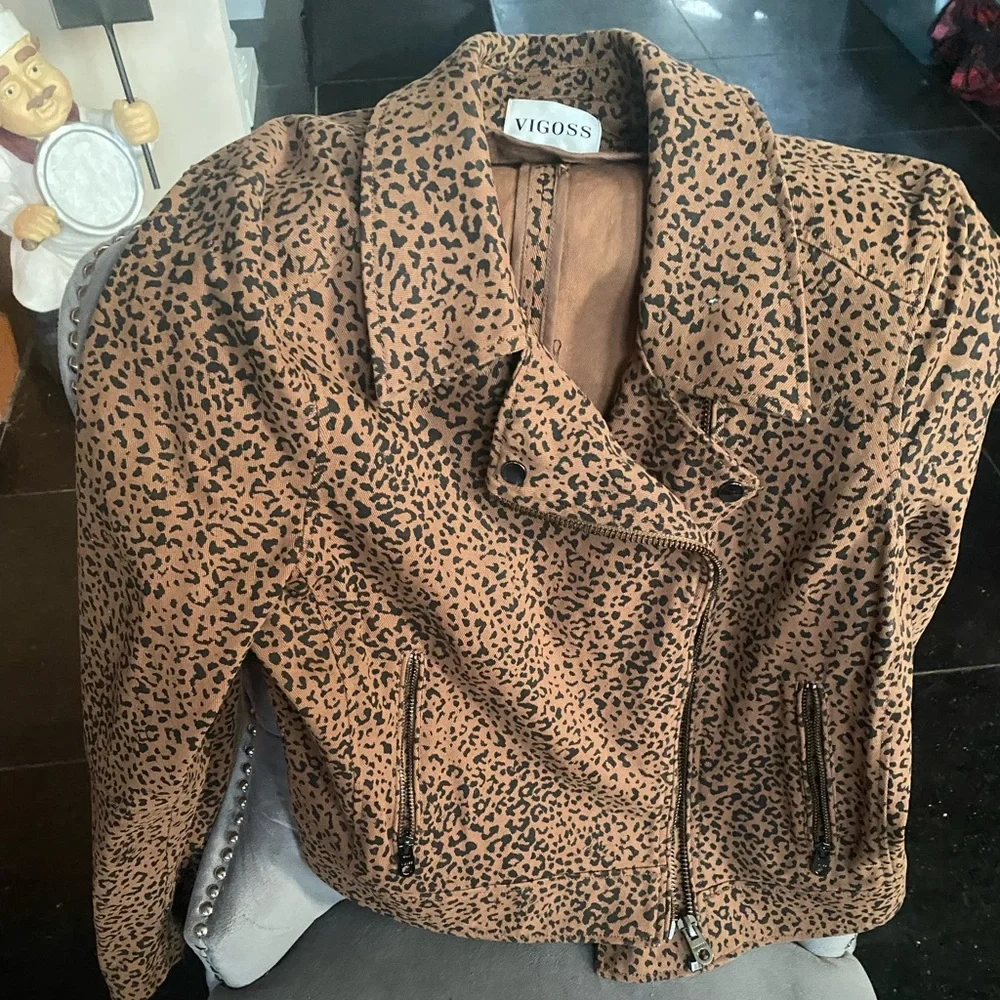 Vigoss pattern zip up jacket - Picture 1 of 4